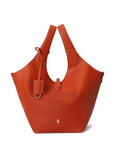 Polo Ralph Lauren Polo Play Tote Bag In Orange