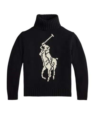 POLO RALPH LAUREN POLO-PLAYER INTARSIA WOOL SWEATER