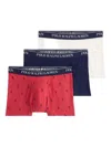 Polo Ralph Lauren Polo-player Print Boxers (pack Of Three) In Multi