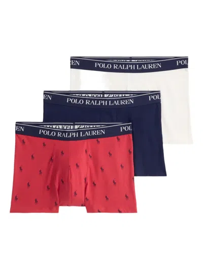 Polo Ralph Lauren Polo-player Print Boxers (pack Of Three) In Multi