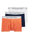 Polo Ralph Lauren Polo-player-print Boxers (pack Of Three) In Multi