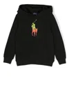 Polo Ralph Lauren Polo Player Pullover Hoodie In Black