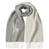 Polo Ralph Lauren Polo Player Scarf In Gray
