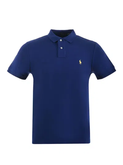 Polo Ralph Lauren Ralph Lauren Slim Fit Polo T Shirt Blue