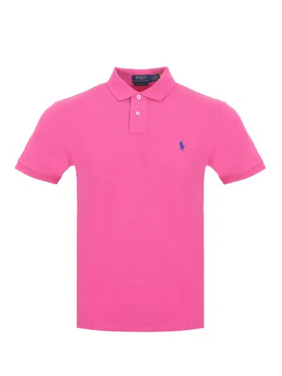 Polo Ralph Lauren Polo "" In Cotton Piquet In Purple