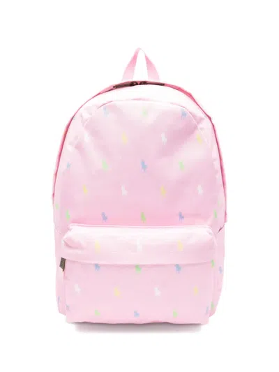 Polo Ralph Lauren Kids' Polo Pony Backpack In Pink