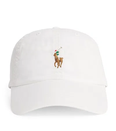 Polo Ralph Lauren Polo Pony Baseball Cap In White