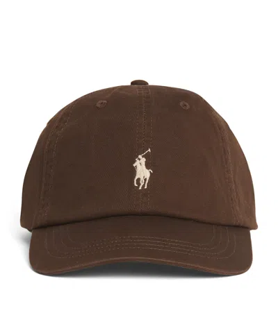 Polo Ralph Lauren Polo Pony Baseball Cap In Brown
