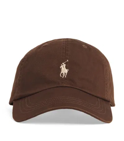 Polo Ralph Lauren Polo Pony Baseball Cap In Brown