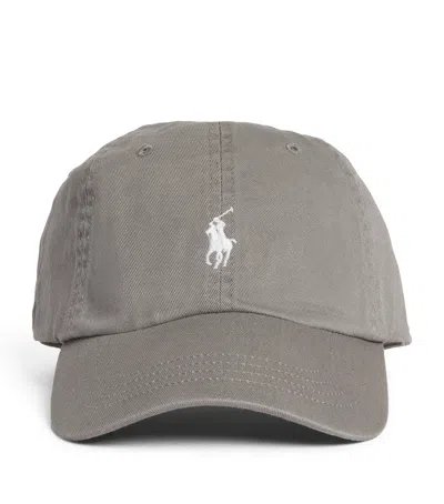 Polo Ralph Lauren Polo Pony Baseball Cap In Gray