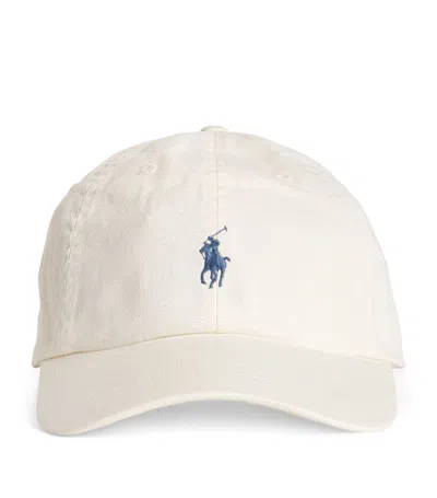 Polo Ralph Lauren Polo Pony Baseball Cap In Ivory