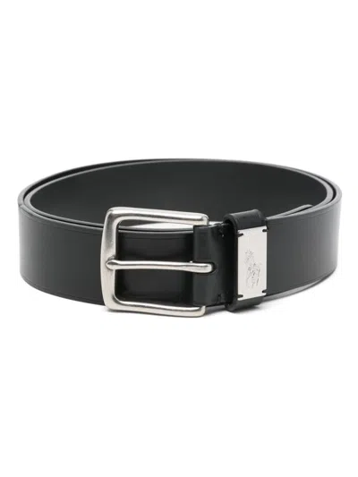 Polo Ralph Lauren Polo-pony Belt In Black