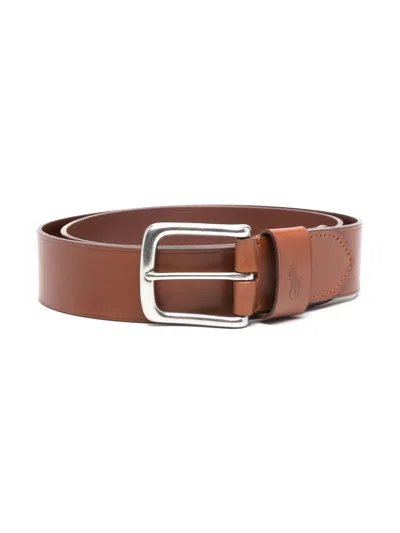 Polo Ralph Lauren Polo-pony Belt In Brown