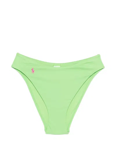 Polo Ralph Lauren Polo Pony Bikini Bottoms In Black