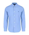 Polo Ralph Lauren Classic Fit Garment Dyed Oxford Shirt Bastille Blue In Blue