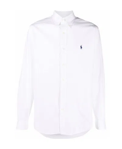 Polo Ralph Lauren Polo Pony Button-down Shirt In White