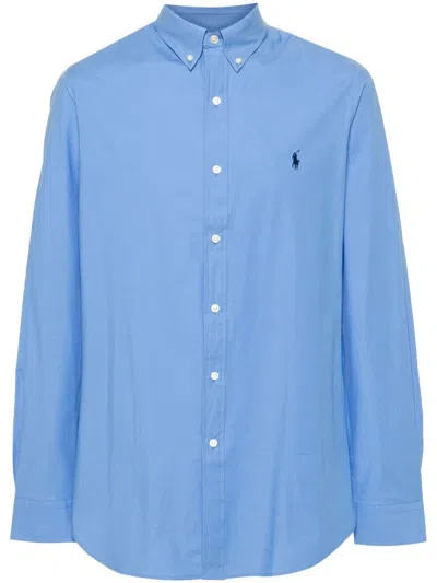 Polo Ralph Lauren Classic Fit Garment Dyed Oxford Shirt Bastille Blue
