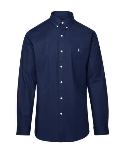POLO RALPH LAUREN POLO RALPH LAUREN LOGO EMBROIDERED LONG-SLEEVED SHIRT