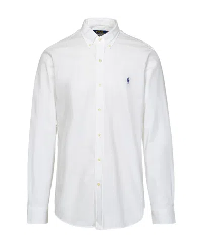 POLO RALPH LAUREN POLO RALPH LAUREN LOGO EMBROIDERED LONG-SLEEVED SHIRT