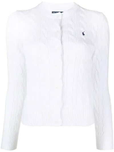 POLO RALPH LAUREN POLO PONY CABLE-KNIT CARDIGAN