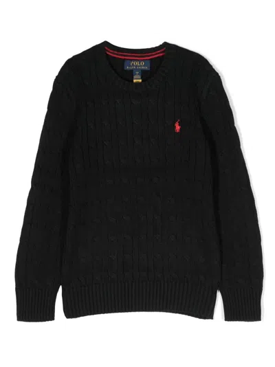 POLO RALPH LAUREN POLO PONY CABLE-KNIT JUMPER