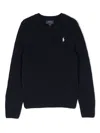 Polo Ralph Lauren Polo Pony Cable-knit Jumper In Blue
