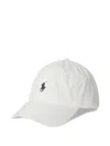 Polo Ralph Lauren Mens Classic Logo-embroidered Adjustable Cotton Cap Pale Cream