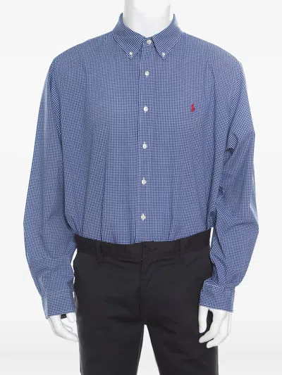 Pre-owned Polo Ralph Lauren Polo Pony Checked Shirt