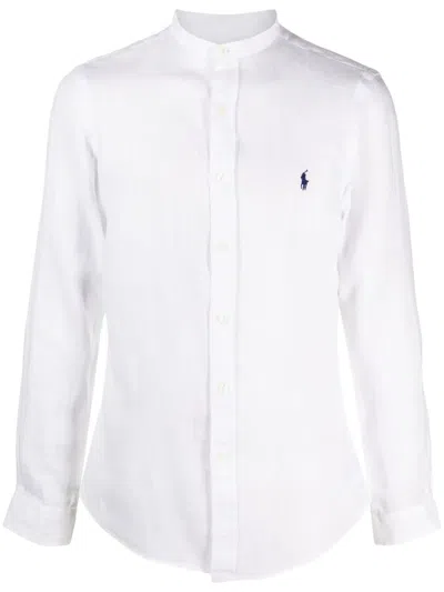 POLO RALPH LAUREN POLO PONY COLLARLESS SHIRT