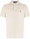 Polo Ralph Lauren Logo Embroidered Regular Polo Shirt In Brown