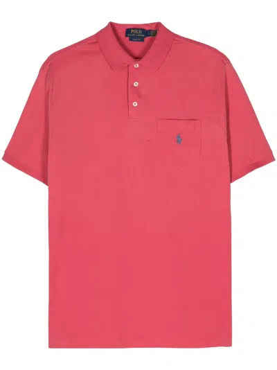 Polo Ralph Lauren Polo Pony Cotton Polo Shirt In Red