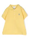 Polo Ralph Lauren Polo Pony Cotton Polo Shirt In Yellow