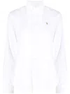 Polo Ralph Lauren Polo Pony Cotton Shirt In White