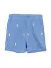 Polo Ralph Lauren Polo Pony Cotton Shorts In Blue