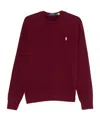 Polo Ralph Lauren Polo Pony Cotton Sweatshirt In Red
