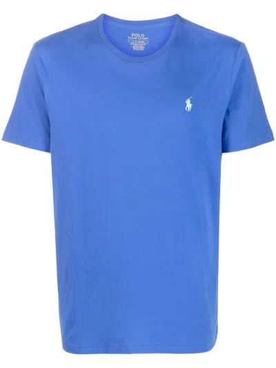 Polo Ralph Lauren Polo Pony Cotton T-shirt In Blue