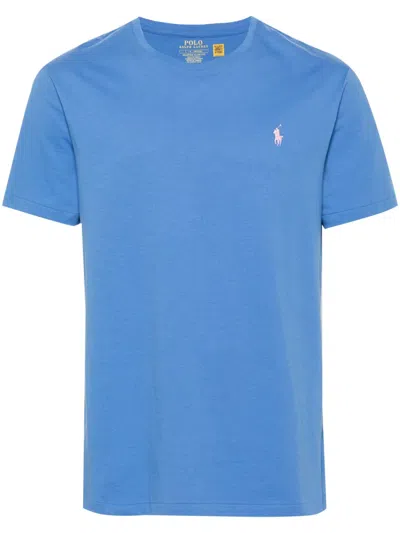 Polo Ralph Lauren Polo Pony Cotton T-shirt In Blue