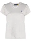 Polo Ralph Lauren Polo Pony Cotton T-shirt In Grey