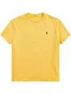 Polo Ralph Lauren Embroidered-logo Short-sleeved T-shirt In Yellow
