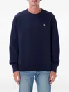 Polo Ralph Lauren Navy Blue Cotton-blend Sweatshirt