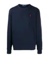 Polo Ralph Lauren Polo Pony Crew-neck Sweatshirt In Black