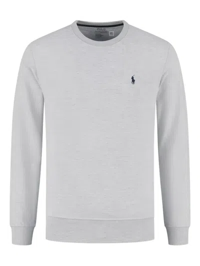 Polo Ralph Lauren Polo Pony Crew-neck Sweatshirt In Gray