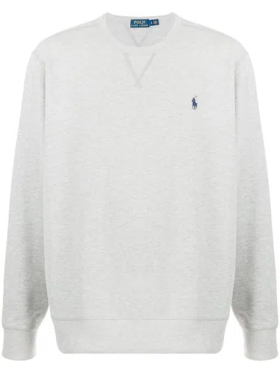 Polo Ralph Lauren Polo Pony Crew-neck Sweatshirt In Grey