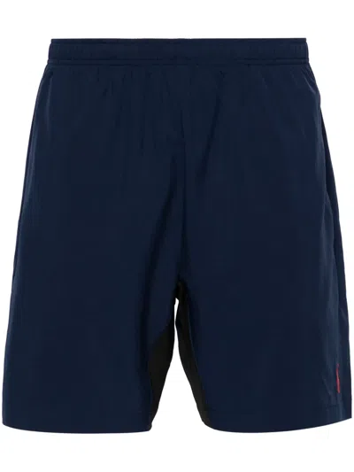 Polo Ralph Lauren Polo Pony Drawstring Running Shorts In Blue