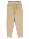 Polo Ralph Lauren Polo Pony Drawstring Track Pants In Neutrals