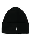 Polo Ralph Lauren Flanged Wool Hat In 黑色