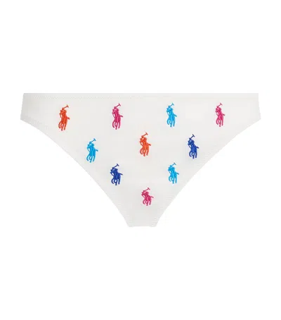 Polo Ralph Lauren Polo Pony-embroidered Bikini Bottoms