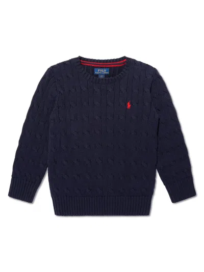 POLO RALPH LAUREN POLO PONY-EMBROIDERED CABLE-KNIT JUMPER