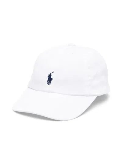 Polo Ralph Lauren Babies' Polo Pony Embroidered Cap In White