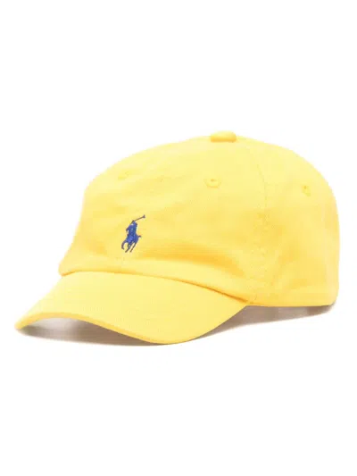 Polo Ralph Lauren Babies' Polo Pony-embroidered Cap In Yellow